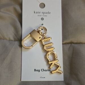Kate Spade  Target Gold Bag Charm